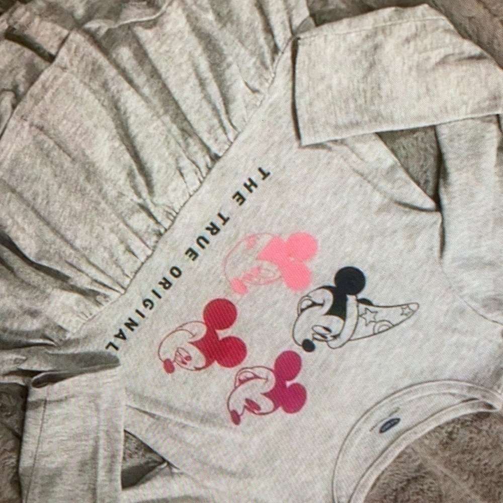Collectible features Mickey Mouse long sleeve blouse